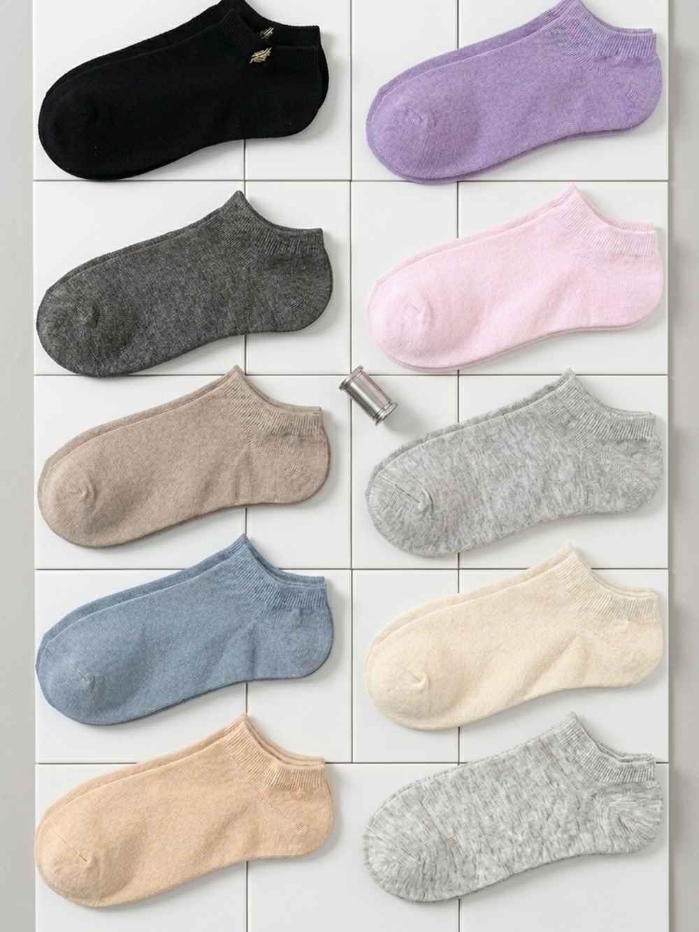 10-Pack Low-Cut Ankle Socks: Soft, Breathable, Multi-Color Everyday Comfort Set